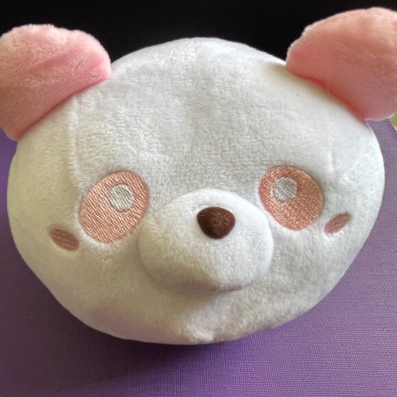 KoroPanda 🐼 pink & white plushie with toe beans 🐾 - Picture 1 of 7